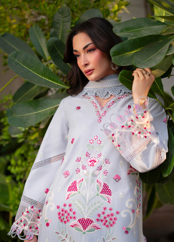 Ember by Mahnur Unstitched Lawn Embroidered 3 Piece Suit MN26UE EM-008 - Summer Collection