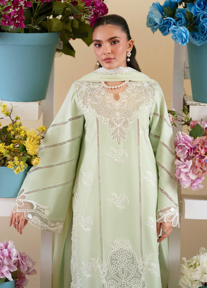 Ember by Mahnur Unstitched Lawn Embroidered 3 Piece Suit MN26UE EM-004 - Summer Collection
