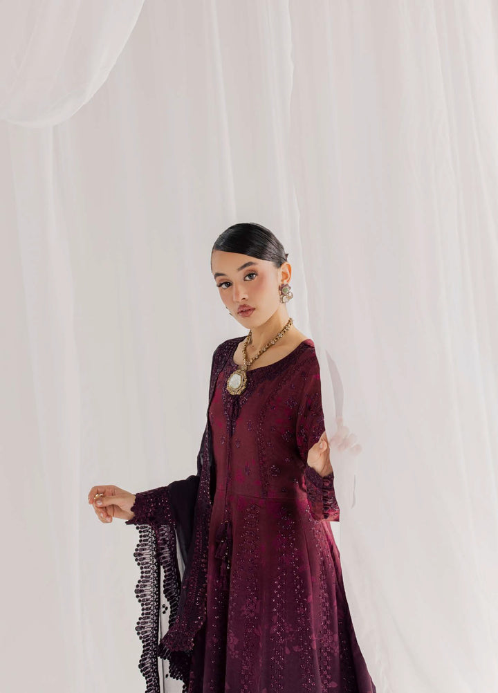 Nureh Women RTW Embroidered Chiffon 3 Piece Suit NU26RF NP-810 - Festive Collection