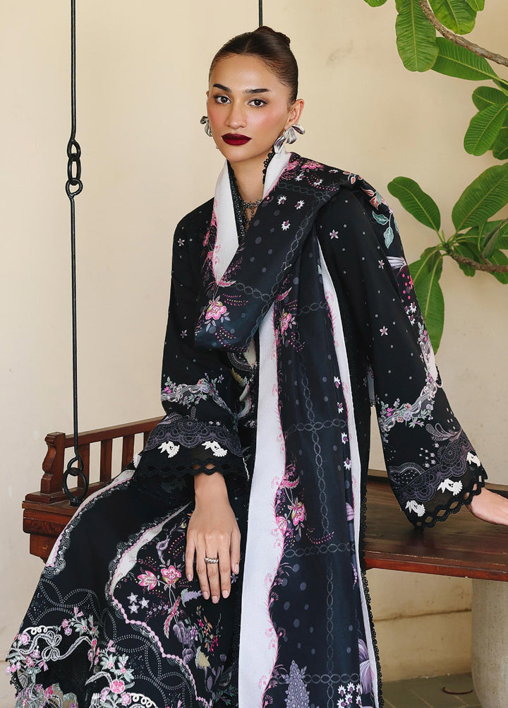 Qprints By Qalamkar Unstitched Linen Printed 3 Piece Suits QLM25PW QW-01 A Tyana - Winter Collection