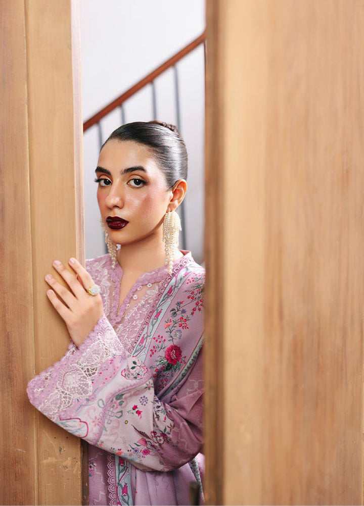 Qprints By Qalamkar Unstitched Linen Printed 3 Piece Suits QLM25PW QW-03 A Elvira - Winter Collection