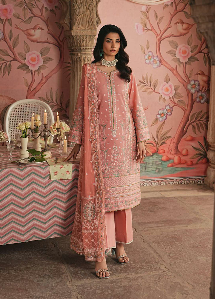 Gulaal Unstitched Embroidered Luxury Lawn 3 Piece Suit GL26USL SELVARA LL-14 - Festive Collection
