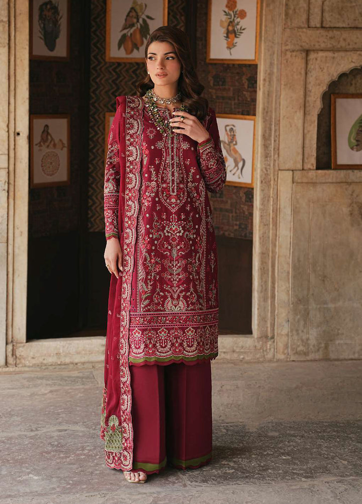 Gulaal Unstitched Embroidered Luxury Lawn 3 Piece Suit GL26USL MIREVRA LL-15 - Festive Collection