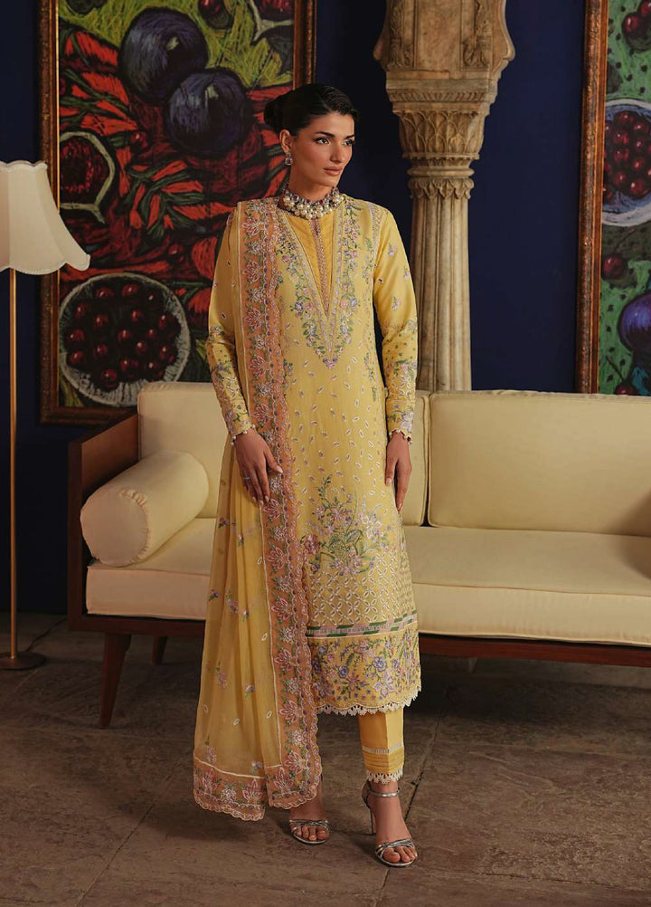 Gulaal Unstitched Embroidered Luxury Lawn 3 Piece Suit GL26USL SORAYAE LL-20 - Festive Collection