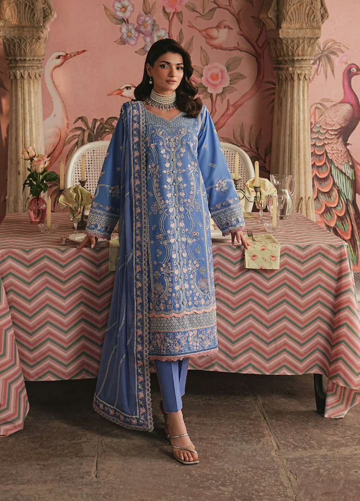 Gulaal Unstitched Embroidered Luxury Lawn 3 Piece Suit GL26USL ISMER LL-17 - Festive Collection