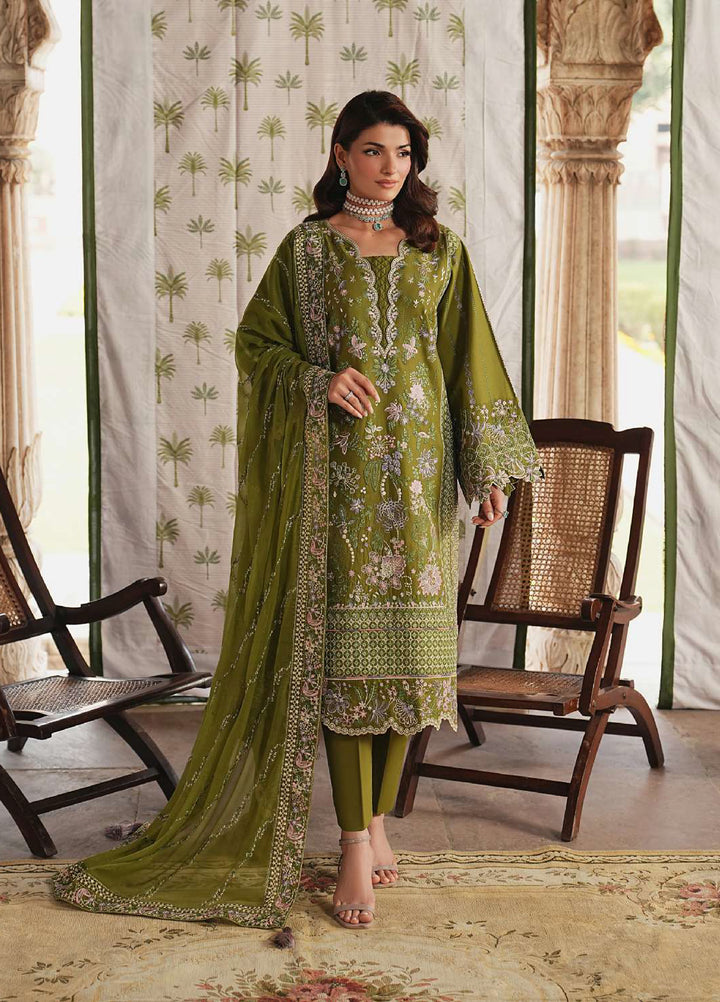 Gulaal Unstitched Embroidered Luxury Lawn 3 Piece Suit GL26USL LUMEVA LL-18 - Festive Collection