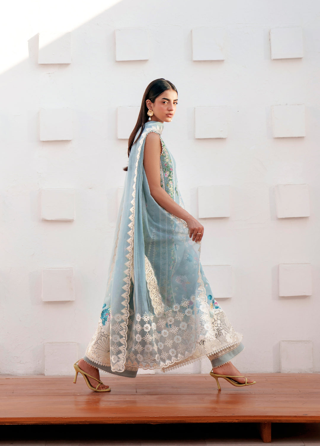 Sunspell by Afrozeh Unstitched Embroidered Lawn 3 Piece Suit AF26USL ROSYRA ZWU-0120-3PO - Festive Collection