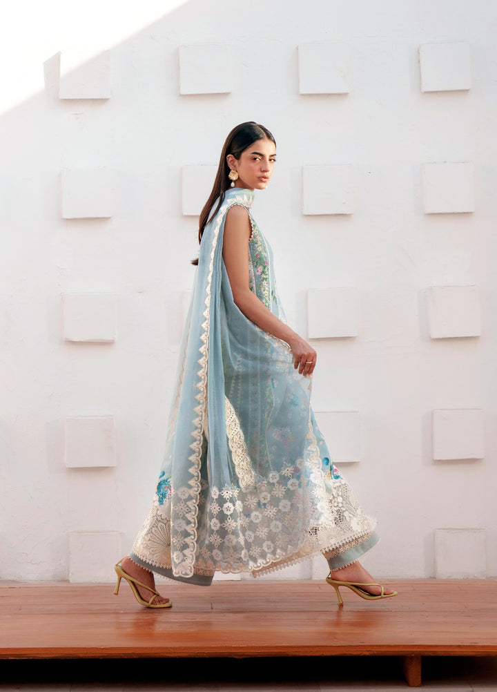 Sunspell by Afrozeh Unstitched Embroidered Lawn 3 Piece Suit AF26USL ROSYRA ZWU-0120-3PO - Festive Collection