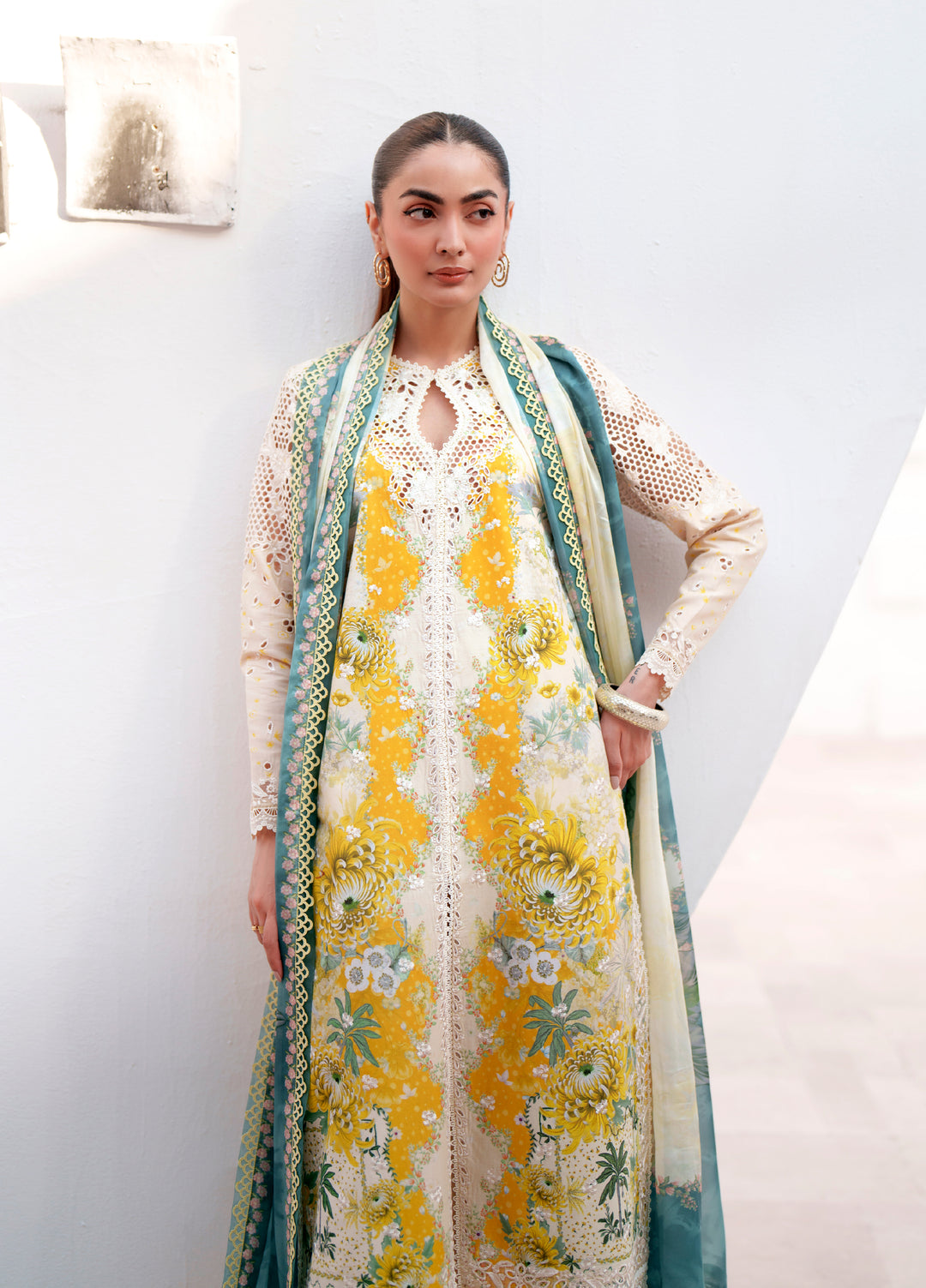 Sunspell by Afrozeh Unstitched Embroidered Lawn 3 Piece Suit AF26USL LIORAE ZWU-0112-3PO - Festive Collection