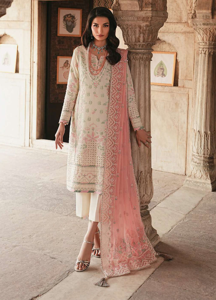 Gulaal Unstitched Embroidered Luxury Lawn 3 Piece Suit GL26USL NOIREA LL-12 - Festive Collection