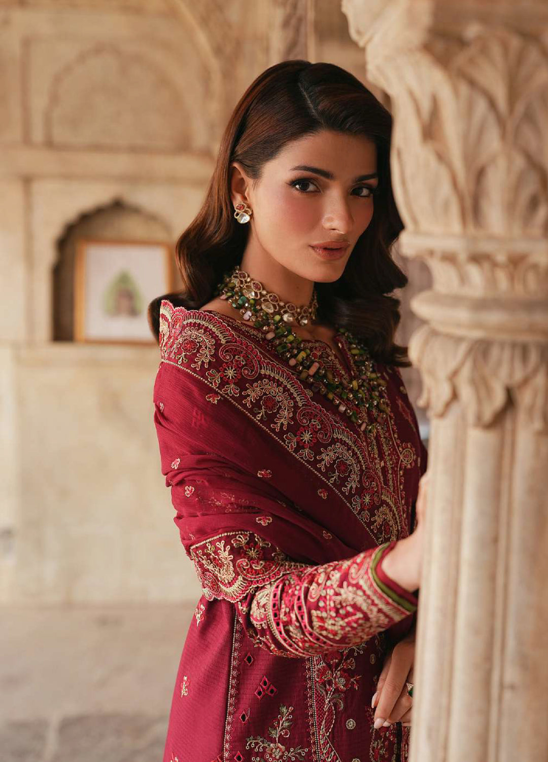 Gulaal Unstitched Embroidered Luxury Lawn 3 Piece Suit GL26USL MIREVRA LL-15 - Festive Collection