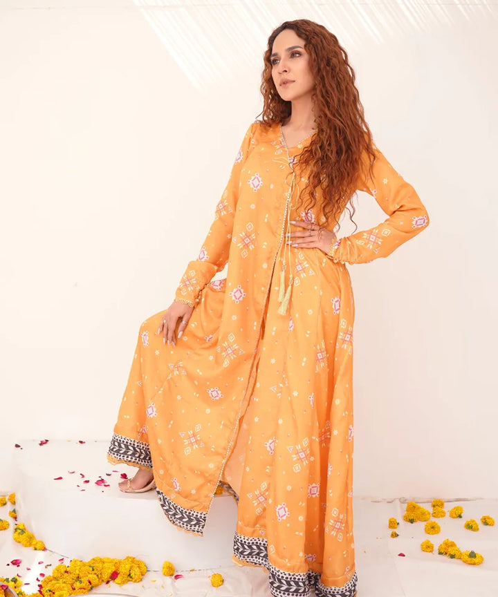 Dhaga Women Pret Printed 1 Piece Jacquard Jaipur DHFF09 - Summer Collection