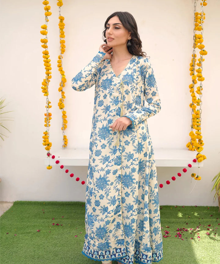 Dhaga Women Pret Printed 1 Piece Jacquard Chandni DHFF05 - Summer Collection