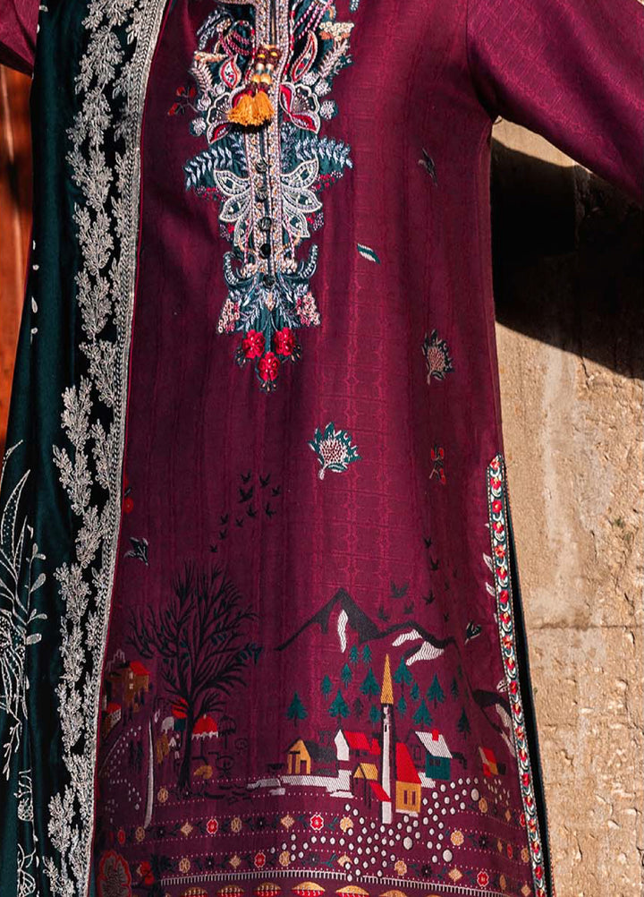 Lueur D Orient by Esmel Unstitched Viscose Suits 3 Piece EML25LW D-05 Froya - Winter Collection