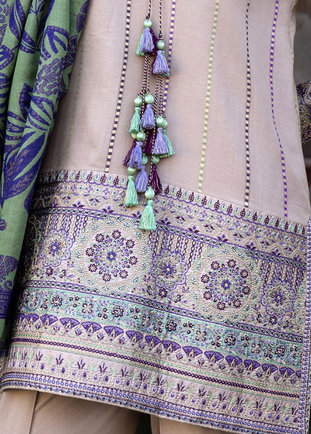 Lueur D Orient by Esmel Unstitched Viscose Suits 3 Piece EML25LW D-04 Liora - Winter Collection