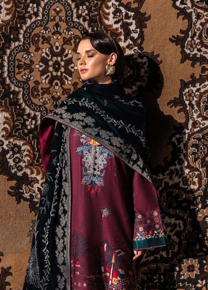 Lueur D Orient by Esmel Unstitched Viscose Suits 3 Piece EML25LW D-05 Froya - Winter Collection