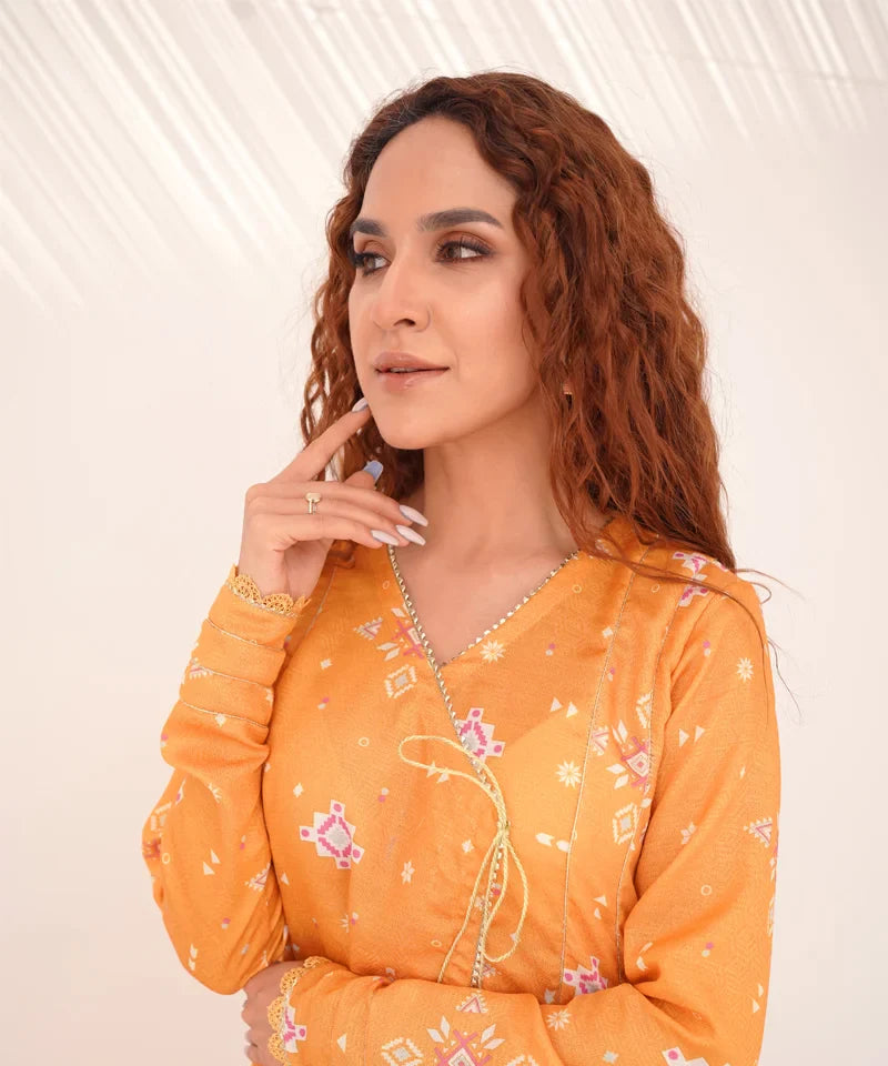 Dhaga Women Pret Printed 1 Piece Jacquard Jaipur DHFF09 - Summer Collection