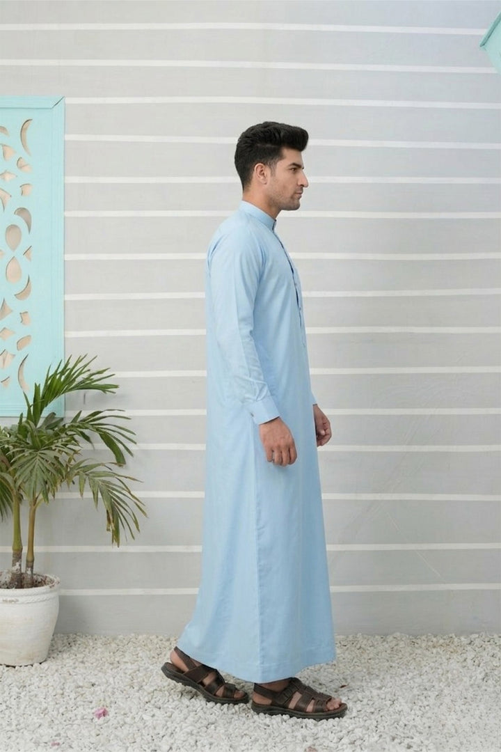 Royal Arabic Jubba by Edge Republic Mens RTW Solids Cotton Viscose 2 Piece Suit JB 026 Festive Collection