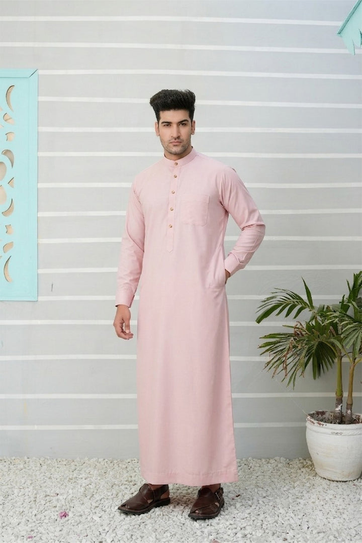 Royal Arabic Jubba by Edge Republic Mens RTW Solids Cotton Viscose 2 Piece Suit JB 028 Festive Collection
