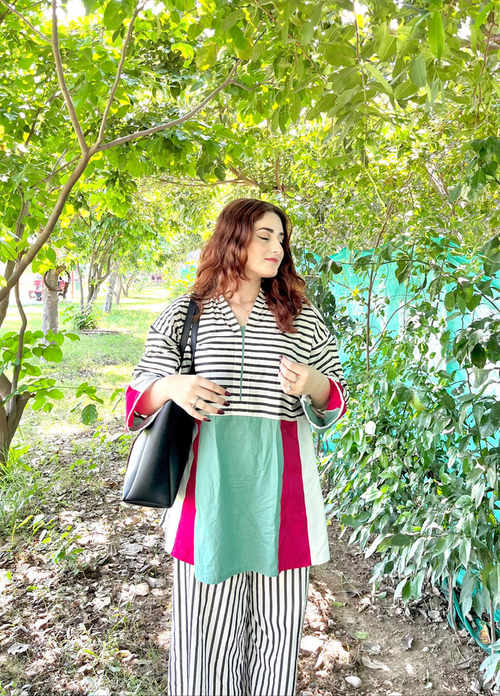 Urban Cut RTW Printed Cotton Co-Ord Sets Suit C-10 - Casual Collection