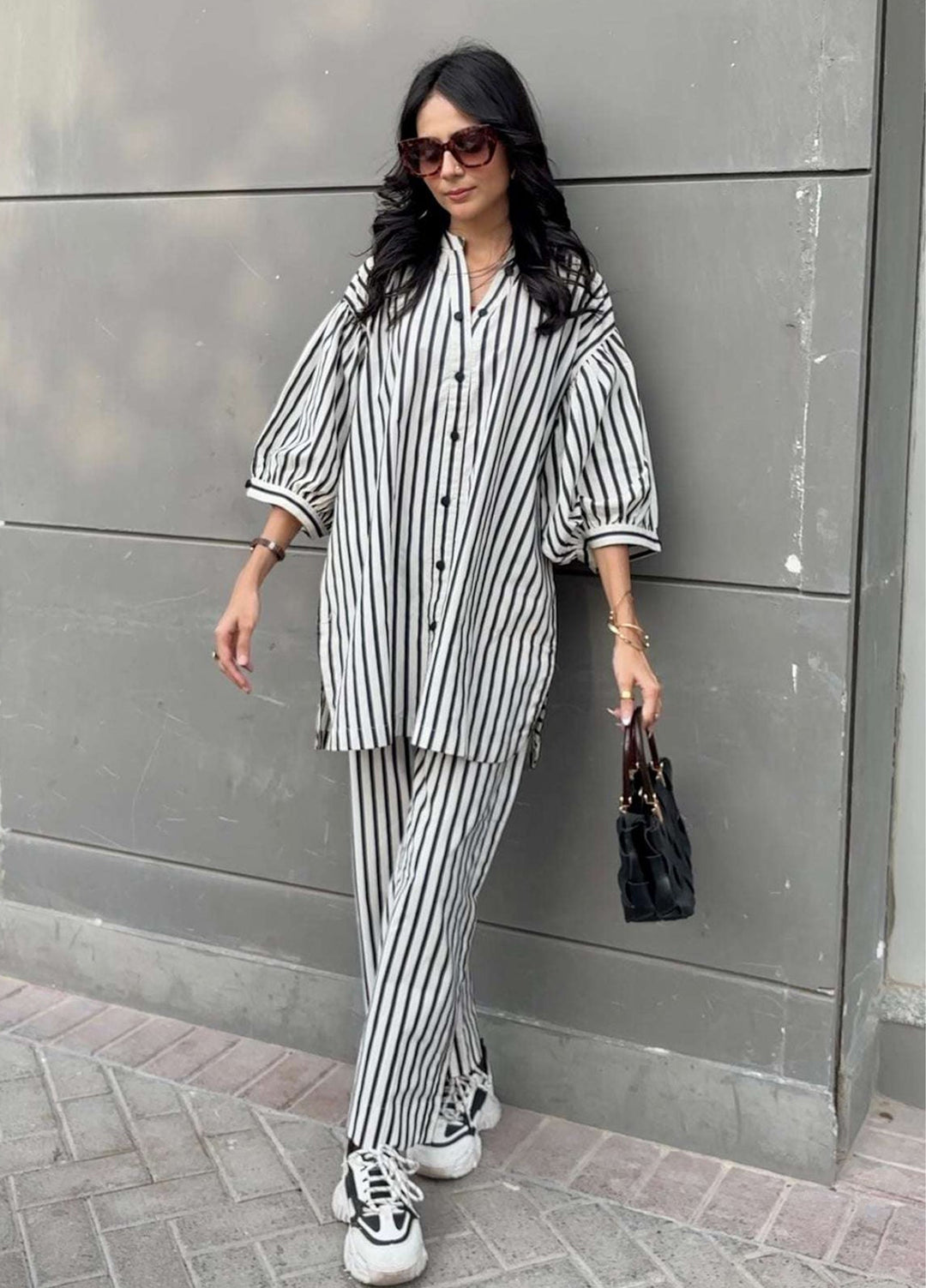 Urban Cut RTW Printed Cotton Co-Ord Sets Suit C-3 - Casual Collection