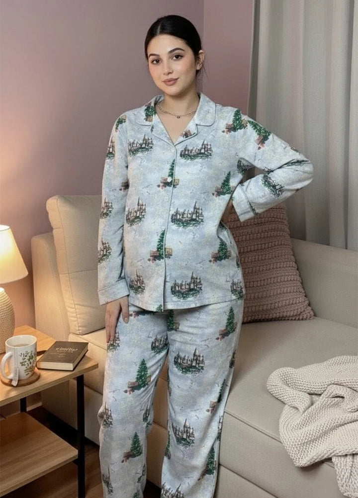 Urban Cut RTW Printed Fleece Co-Ord Sets Suit C-5 - Casual Collection