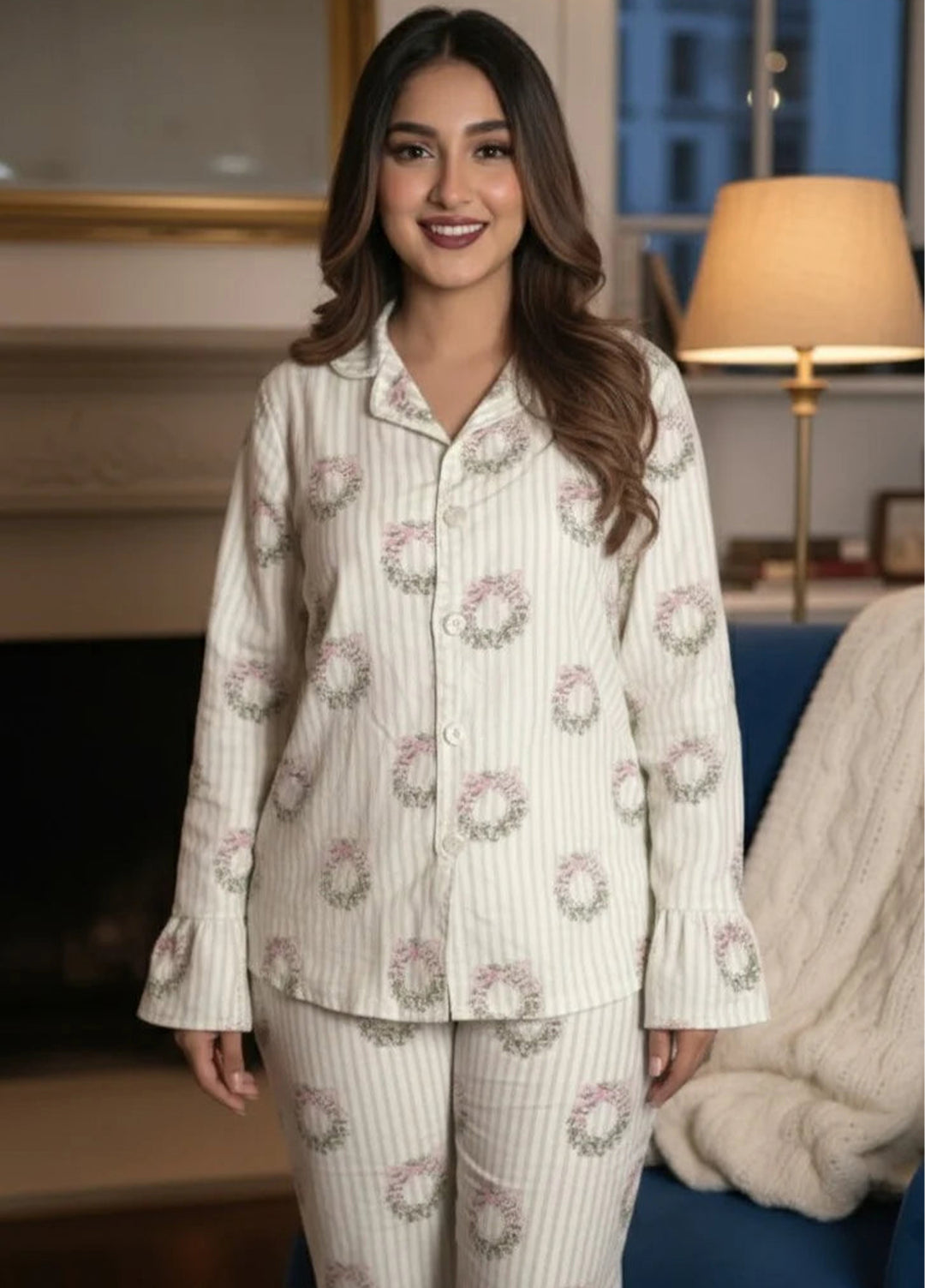Urban Cut RTW Printed Fleece Co-Ord Sets Suit C-6 - Casual Collection