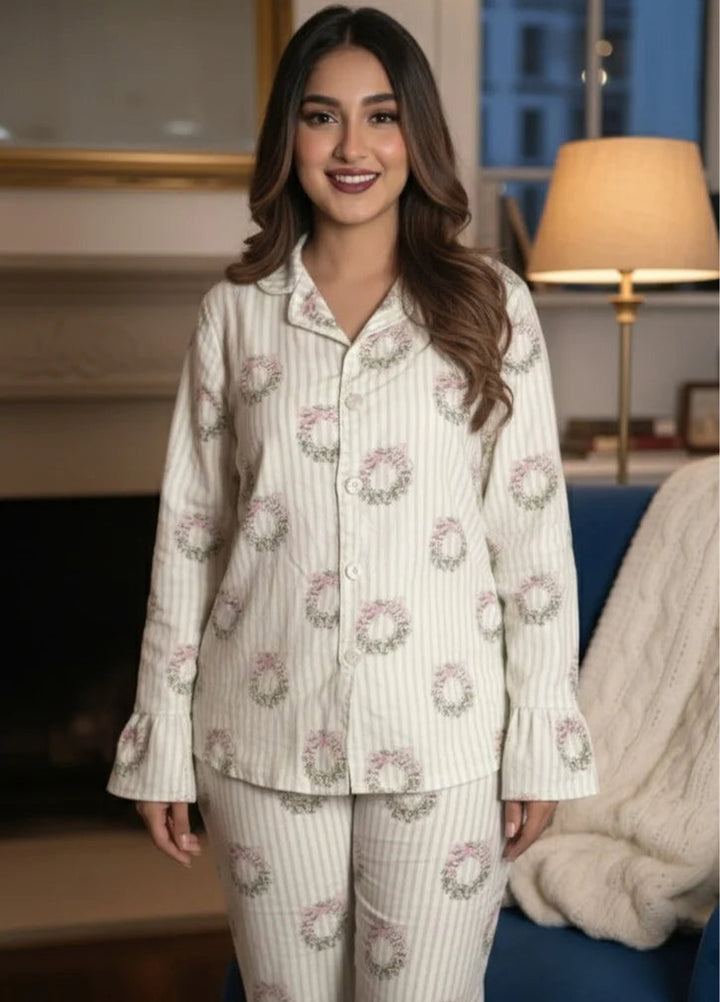 Urban Cut RTW Printed Fleece Co-Ord Sets Suit C-6 - Casual Collection