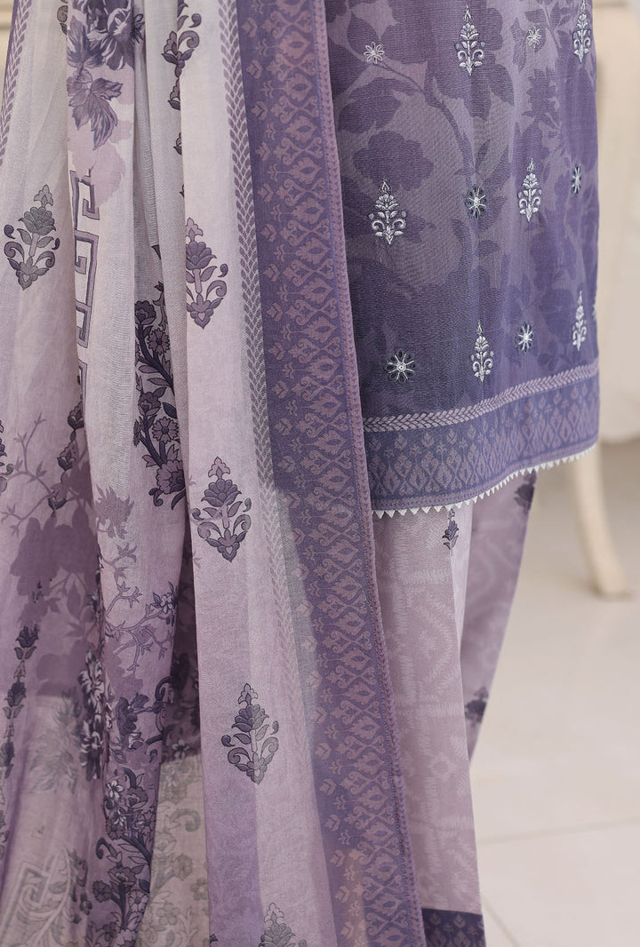 Virsa by HZ Textiles Unstitched Embroidered Lawn 3 Piece Suit VEC-1209 - Casual Collection
