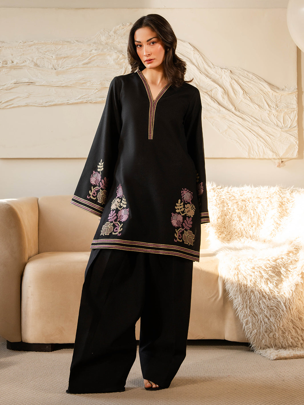 Izel Women Pret Embroidered Karandi 2 Piece Suit Viora - Summer Collection