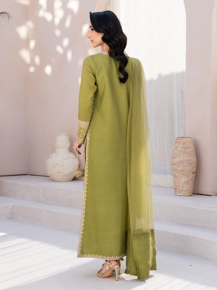 Le Tresor by Izel Pret Embroidered Velvet 3 Piece Suit Viresta - Festive Collection