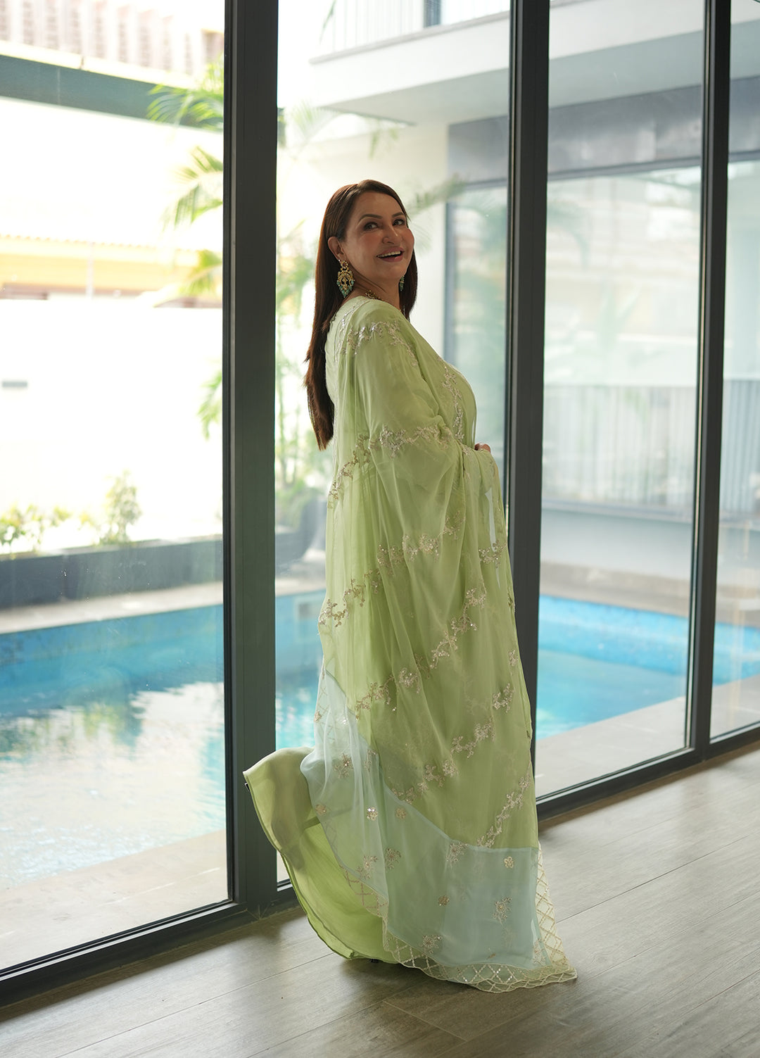 Rusukh by Sahane Unstitched Embroidered Raw Silk 3 Piece Suit MEHRMA Festive Collection