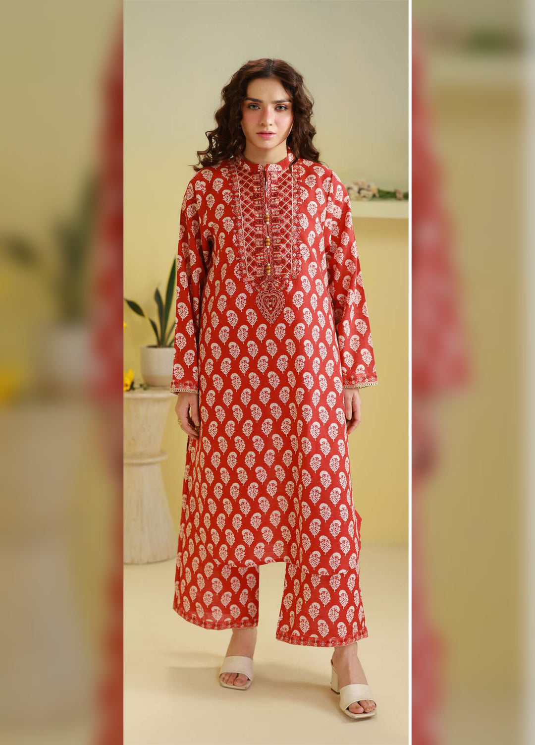 Zellbury Women RTW Embroidered Khaddar 2 Piece Suit WPW2423148 - Casual Collection