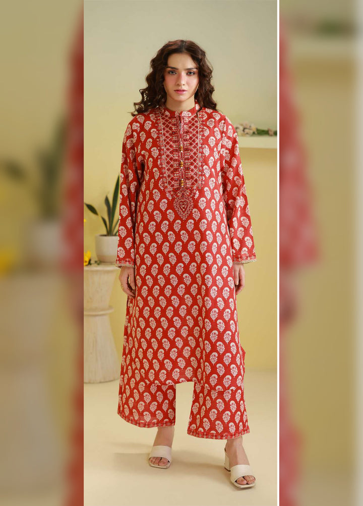 Zellbury Women RTW Embroidered Khaddar 2 Piece Suit WPW2423148 - Casual Collection