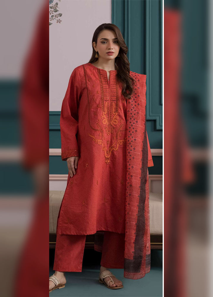 Zellbury Women RTW Embroidered Khaddar 3 Piece Suit WPW2433157 - Casual Collection