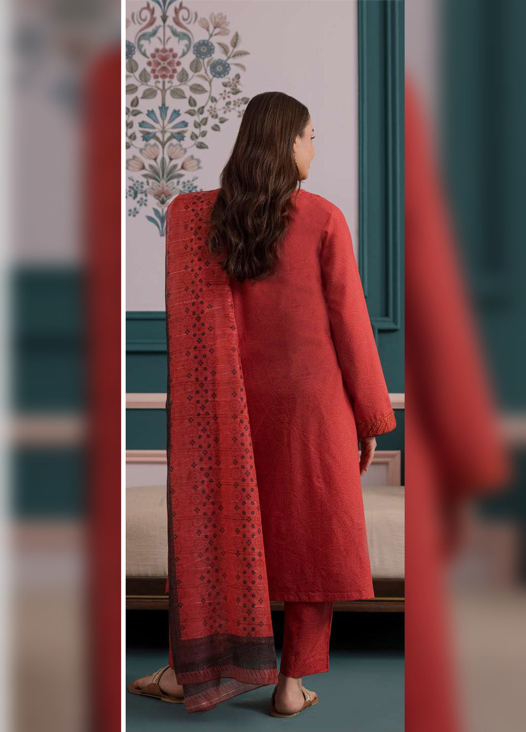 Zellbury Women RTW Embroidered Khaddar 3 Piece Suit WPW2433157 - Casual Collection