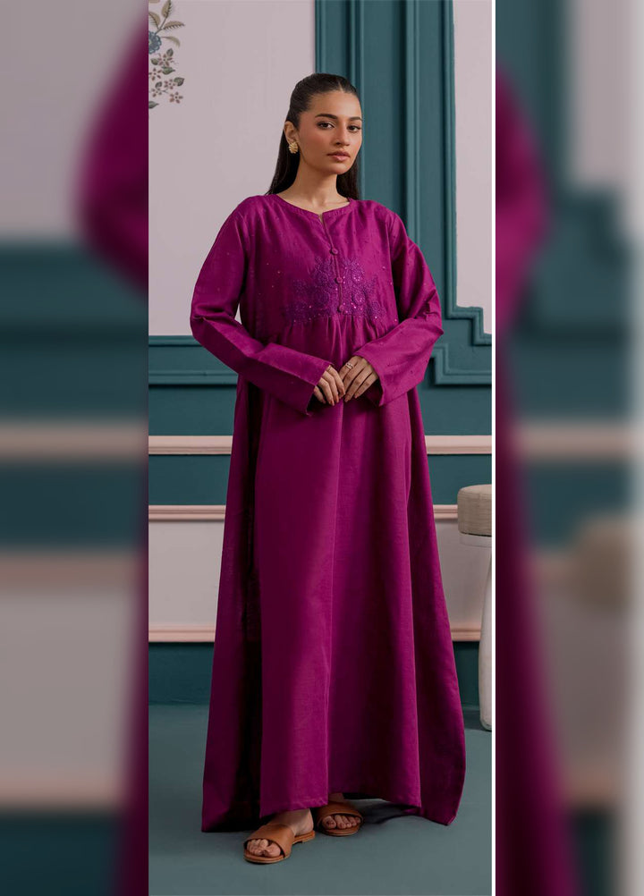 Zellbury Women RTW Embroidered Khaddar 1 Piece Suit WPW2512665 - Casual Collection