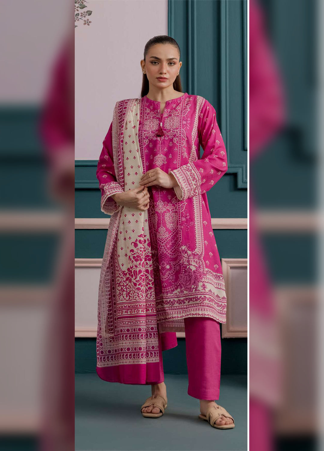Zellbury Women RTW Printed Khaddar 3 Piece Suit WPW2532869 - Casual Collection