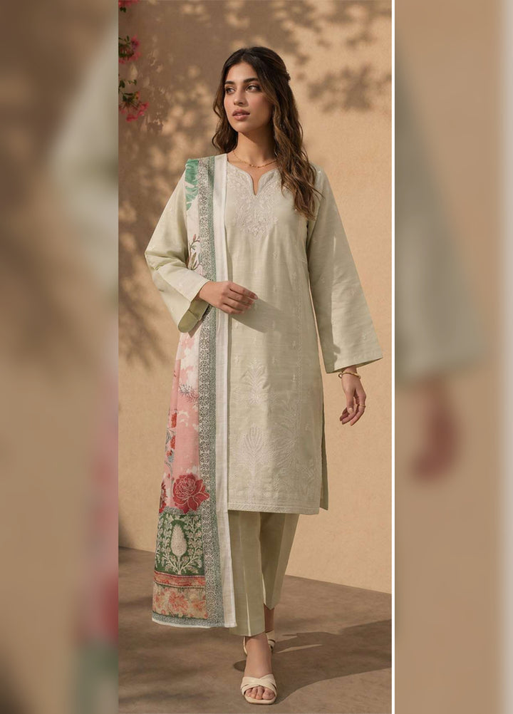 Zellbury Women RTW Embroidered Khaddar 3 Piece Suit WPW2532880 - Casual Collection