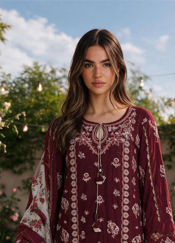 Zellbury Unstitched Embroidered Cotton 3 Piece Suit ZB26UCC WUS26E34107 - Casual Collection