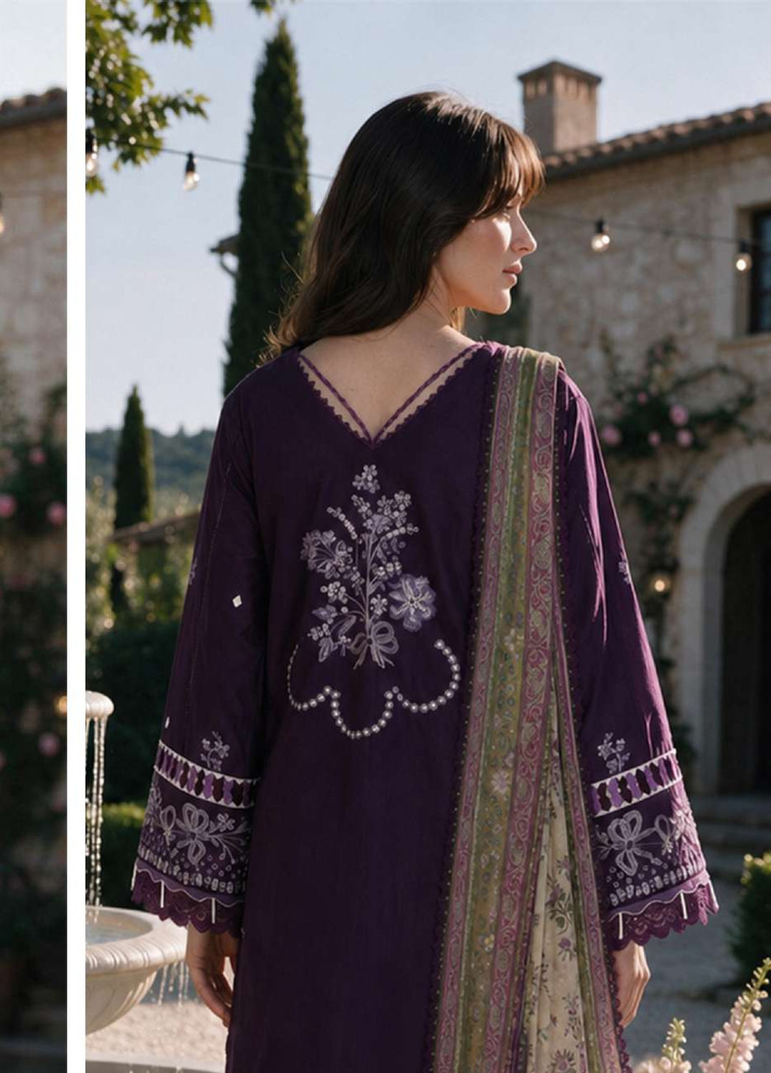 Zellbury Unstitched Embroidered Cotton 3 Piece Suit ZB26UCC WUS26E34113 - Casual Collection