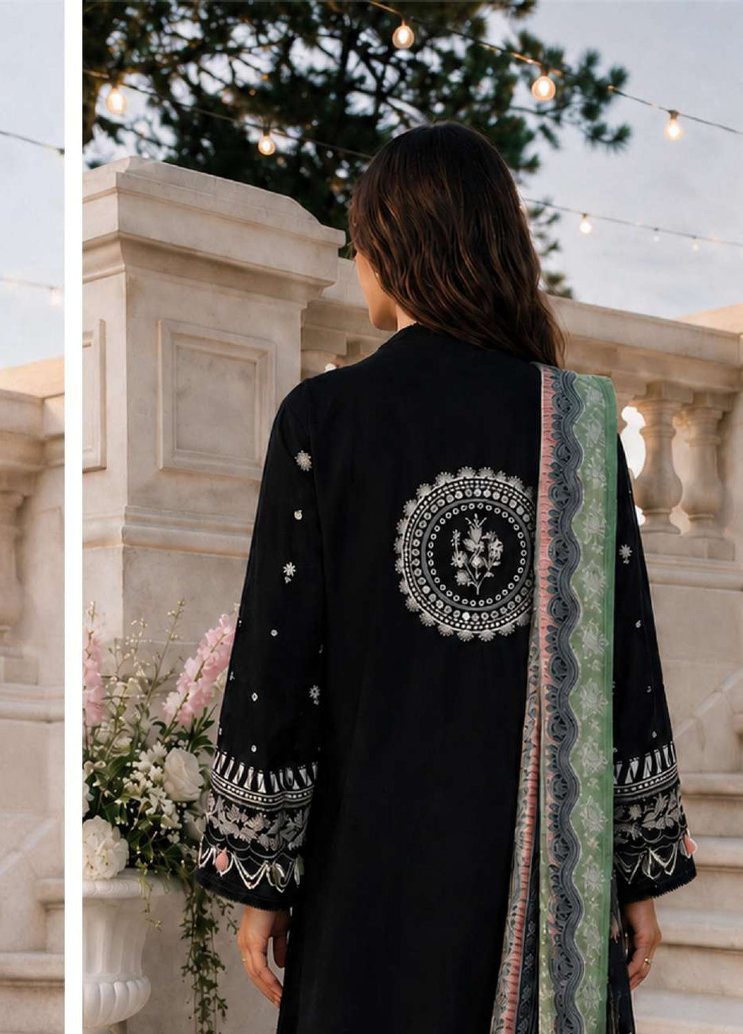 Zellbury Unstitched Embroidered Cotton 3 Piece Suit ZB26UCC WUS26E34124 - Casual Collection
