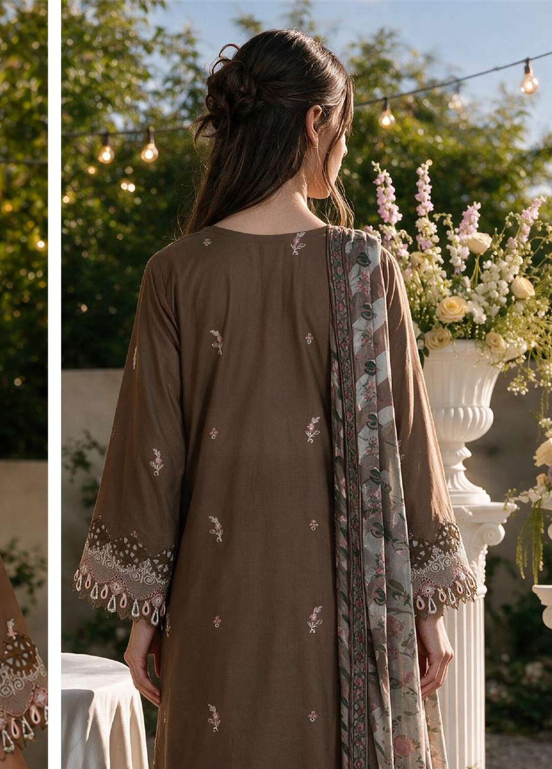 Zellbury Unstitched Embroidered Cotton 3 Piece Suit ZB26UCC WUS26E34128 - Casual Collection