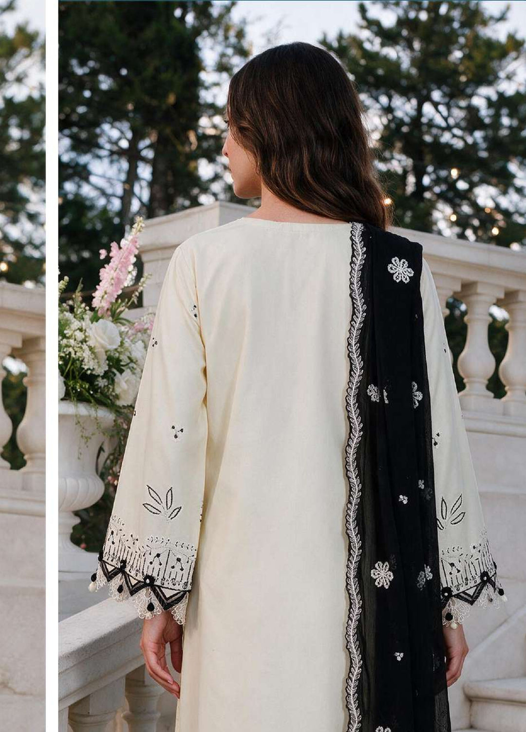 Zellbury Unstitched Embroidered Cotton 3 Piece Suit ZB26UCC WUS26E34135 - Casual Collection