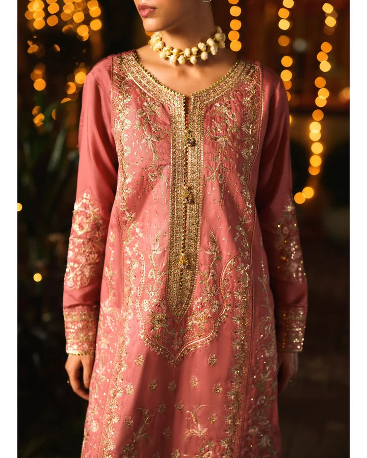 Chand Bali by Casuallite RTW Embroidered Viscose Silk 3 Piece Suit CL26UCR ZarGul - Wedding Collection
