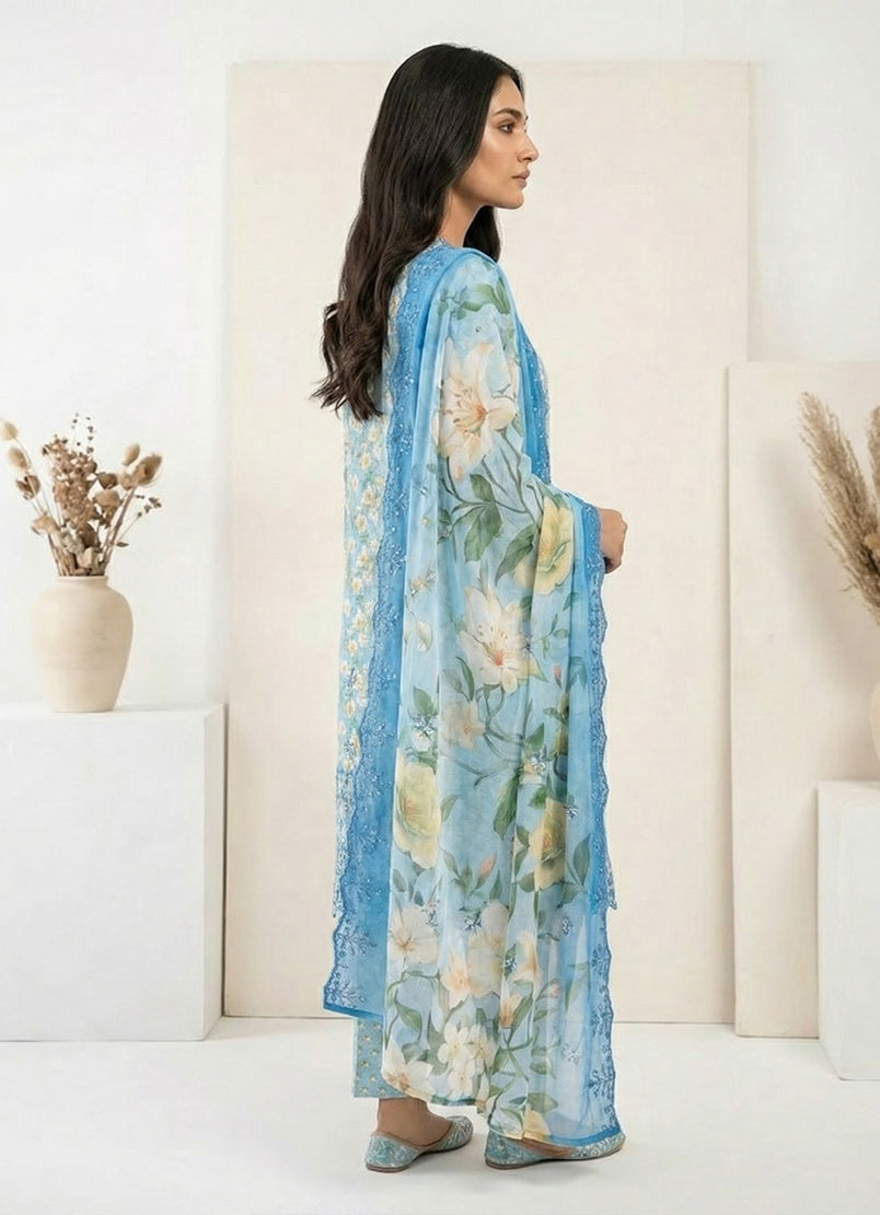 Anmol by Ishq e Rang RTW Embroidered Lawn 3 Piece Suit Zara Festive Collection