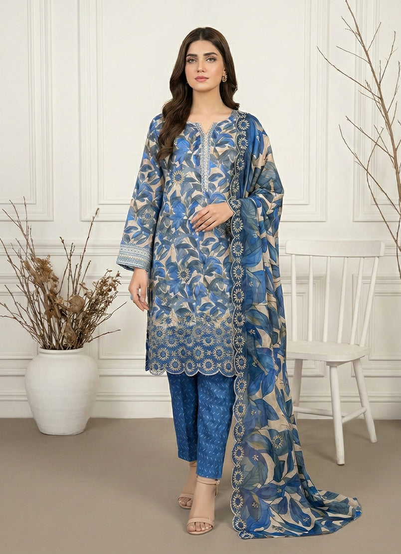 Anmol by Ishq e Rang RTW Embroidered Lawn 3 Piece Suit Luna Festive Collection