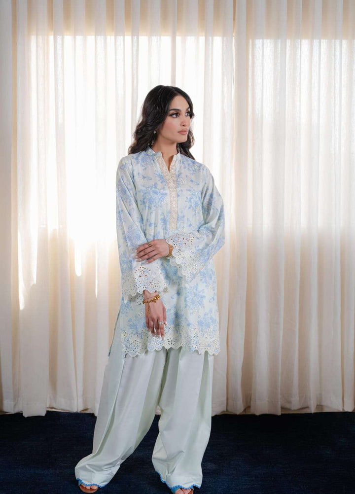 Laaleh Women RTW Embroidered Cotton 2 Piece Suit LAH26PC Azure Whisper - Casual Collection