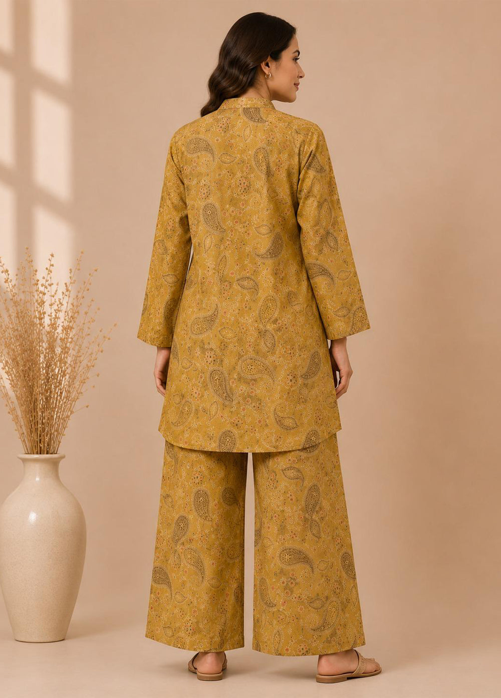 Saba Sumaiya Women RTW Printed Cotton Lawn 2 Piece Suit SS-78662 Yellow Diamond - Casual Collection