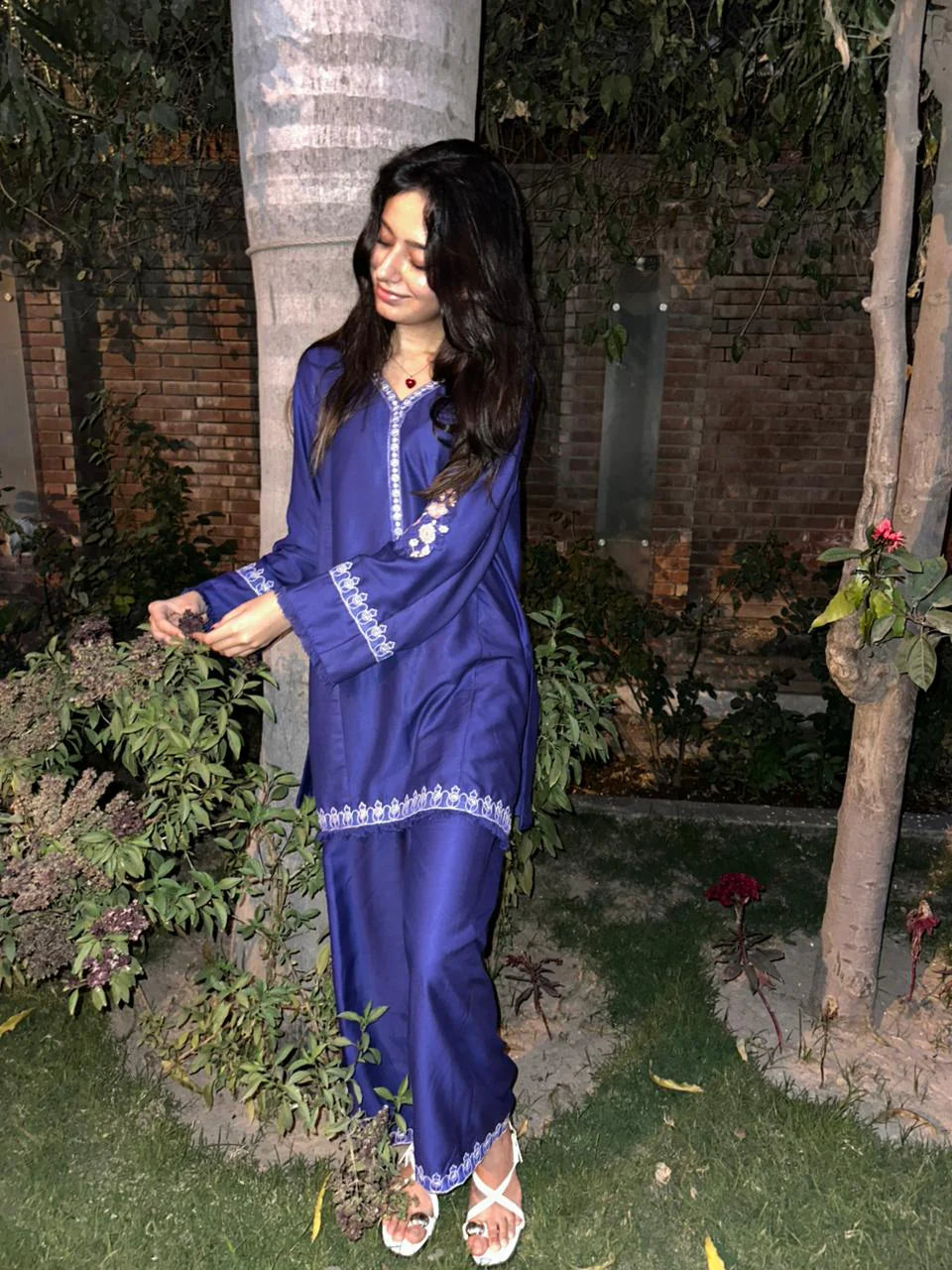 Urban Cut RTW Embroidered Cotton Co-Ord Sets Suit C-49 - Casual Collection